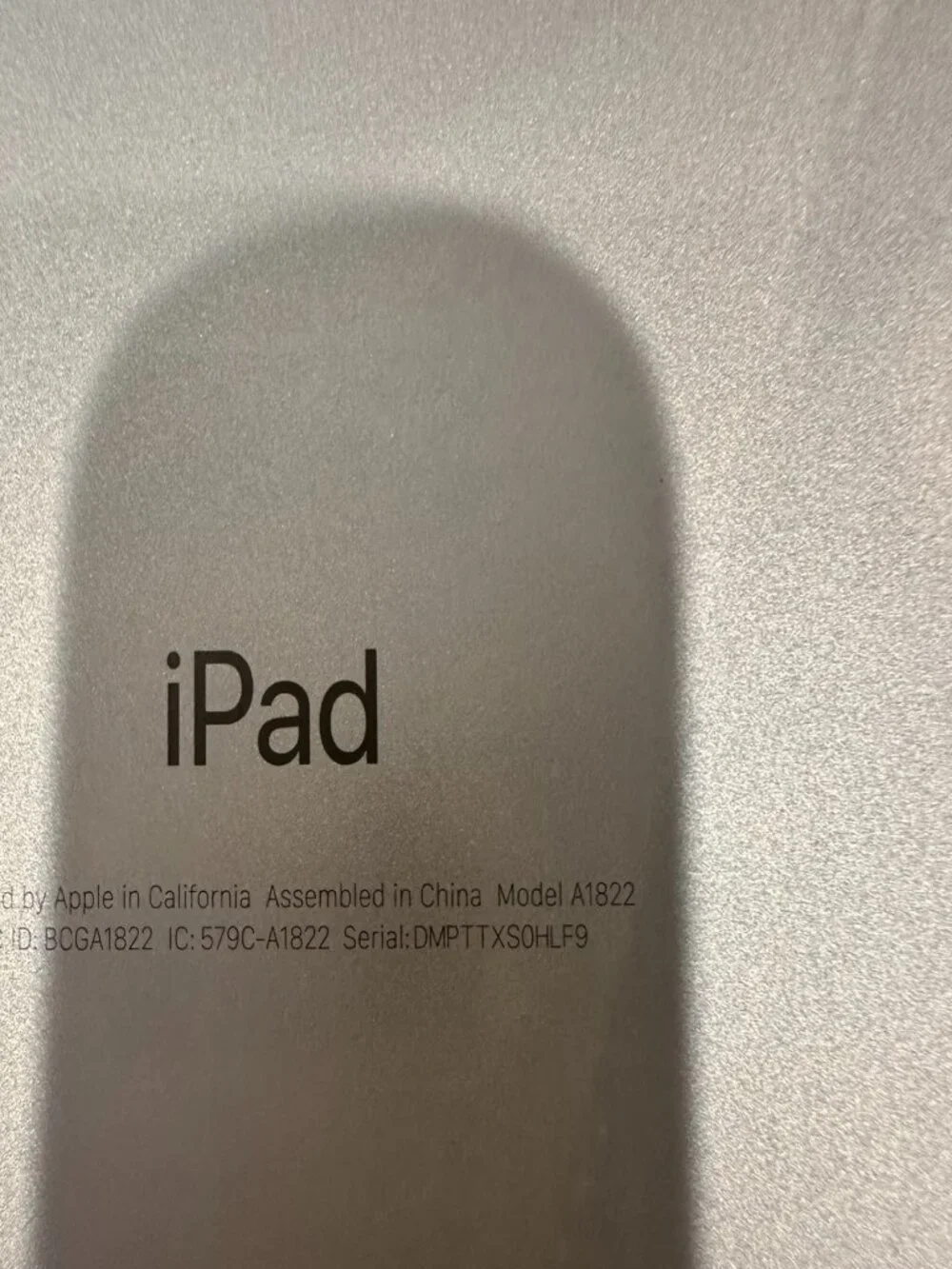 Apple iPad 5th Gen 32GB Wi-Fi Black (#11 BC)